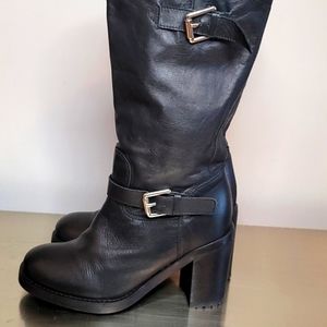 Lavorazione Artigiana biker style leather boots
